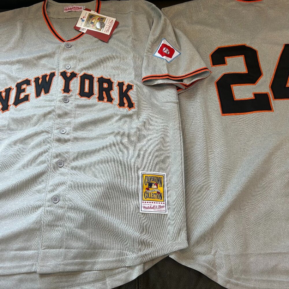Mitchell and NESS NEW YORK GIANTS WILLIE MAYS Men's JERSEY Sz M,L,XL,2XL NWT